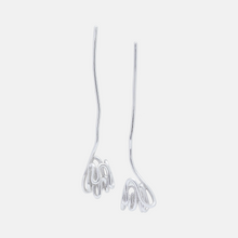 画像をギャラリービューアに読み込む, fiber earrings long
