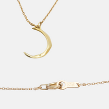 画像をギャラリービューアに読み込む, crescent moon necklace
